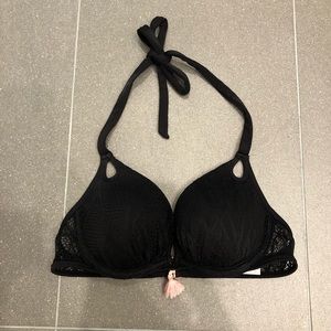 Victoria’s Secret Black Lace Push Up Bathing Suit